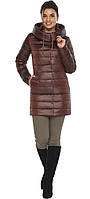 Каштанова жіноча куртка з кишенями модель 65085 розмір: 40 44 50, фото 1