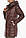 Каштанова жіноча куртка з кишенями модель 65085 р — 40, фото 6