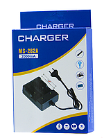 Зарядное устройство для аккумуляторов 2x18650 и др. / от сети / MS-282A / 2000mA