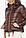 Каштанова зручна куртка жіноча модель 62574 р, фото 7