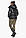 Чорна осінньо-весняна куртка з високим коміром жіноча модель 44210 (КЛАД ТІЛЬКИ 44(XS)), фото 8