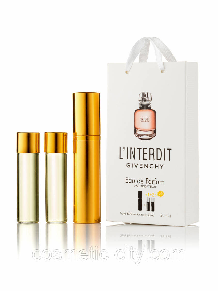 Мініпарфуми Givenchy L'Interdit (Живанші Л'інтердит), 3*15 мл, фото 1