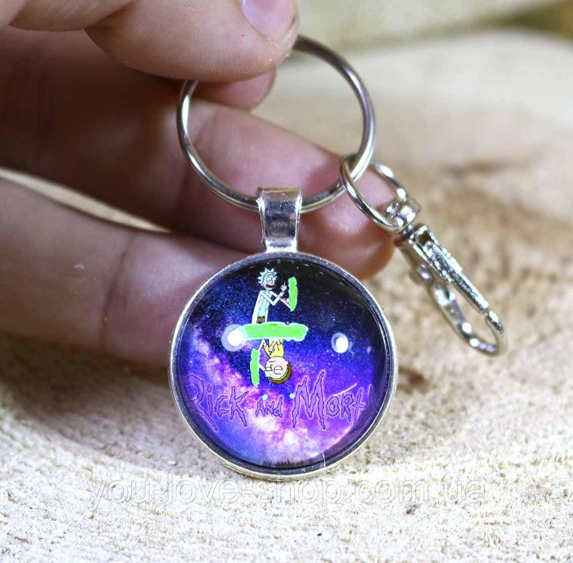 Брелок Rick and Morty Рік і Морті Галактичні, фото 1