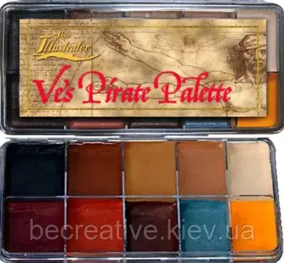 Спиртова палітра гриму Skin Illustrator® Ve's Pirate Palette