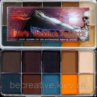 Спиртова палітра гриму Skin Illustrator® Ve's Riddick Palette