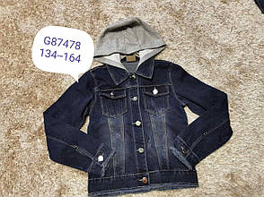 Джинсові куртки для дівчаток оптом, Grace, 134-164 р. арт.G87478, фото 2
