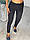 Женские зауженные брюки с подворотом на средней посадке с карманами в расцветках (р. 42-46) 7mbl631, фото 2