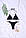 Жіночий чорний купальник з трикутними чашками і зав'язках - ланцюжках (р. S-L) 68mkp984, фото 2