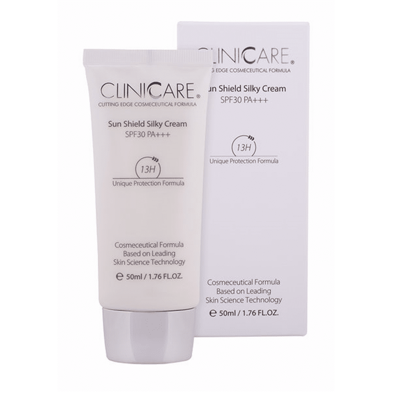 Сонцезахисний крем з ефектом шовку SPF30 ClinicCare Sun Shield Silky Cream