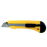 Ніж будівельний (пластиковий корпус) лезо 18 мм автоматичний замок SIGMA (8213021)