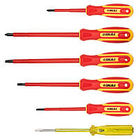 Набір викруток діелектричних 5 шт + викрутка-індикатор 250В CrV SIGMA (4001071)