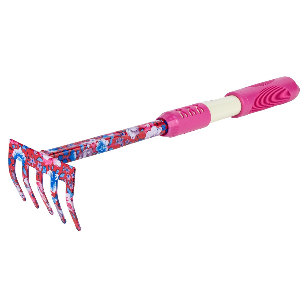 Граблі 5-ти зуби (pink) (TPR) FLORA (5043154)