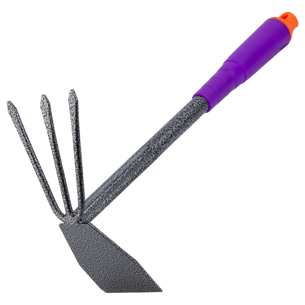 Мотика комбінована плоска + 3-зуба (порожниста ручка) (ABS) GRAD (5044665), фото 1