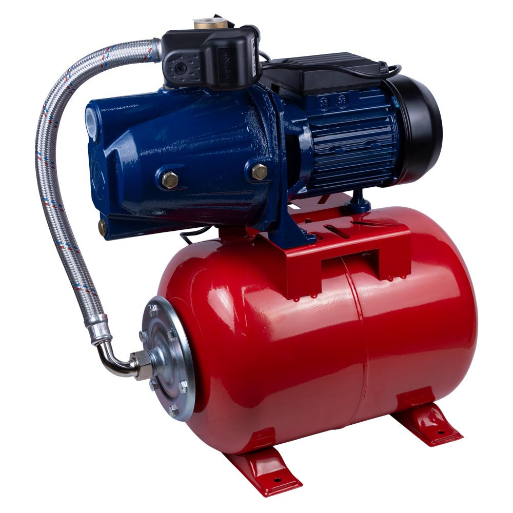 Насосна станція WETRON 1.1 кВт Hmax 52 м Qmax 70 л/хв (самовсмоктувальний насос) 24 л JET100AA5 (775038/24)