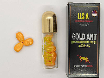 Таблетки для чоловіків Золотий Мураха (Gold Ant)