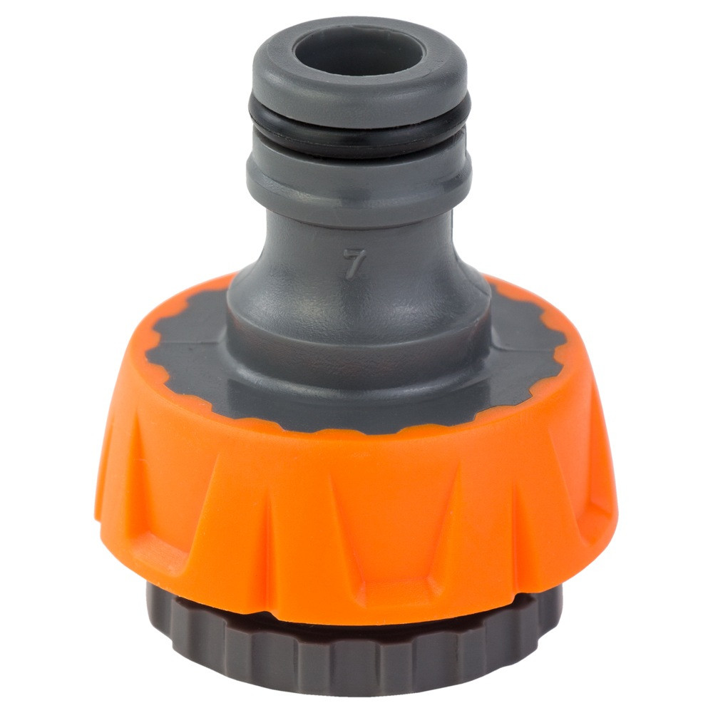 Адаптер для конектора 1⁄2" універсальний у/р 1⁄2"× 3⁄4" (ABS+TPR) FLORA (5015834)