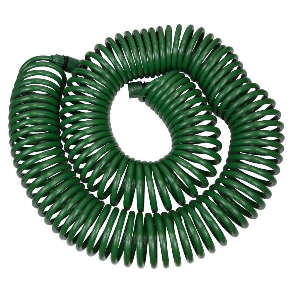 Набір поливальний: шланг спіральний 30 м + пістолет-розпилювач 7-режимний GRAD (5019085), фото 1