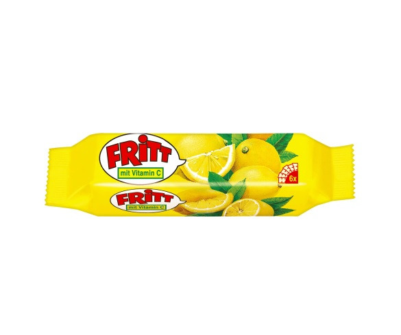 Желейні цукерки Fritt (жувальні) лимон Німеччина 70г