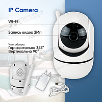 IP камера видеонаблюдения WiFi YG13 для дома поворотная вай фай p2p smart