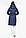 Куртка з вітрозахисною планкою жіночий колір синій оксамит модель 44860 (ОСТАЛСЯ ТОЛЬКО 38(4XS), фото 6