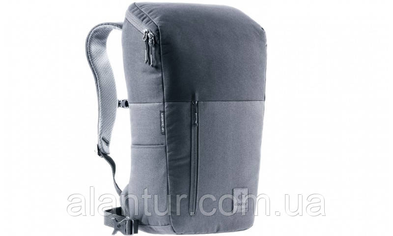 Міський рюкзак Deuter UP Stockholm 22 л, чорний, для роботи та навчання, перероблені матеріали, фото 1