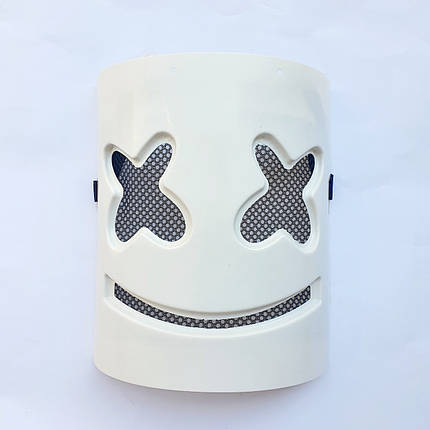 Маска диджея Маршмелоу Зефіра Dj Marshmello, 21х19 см., фото 1