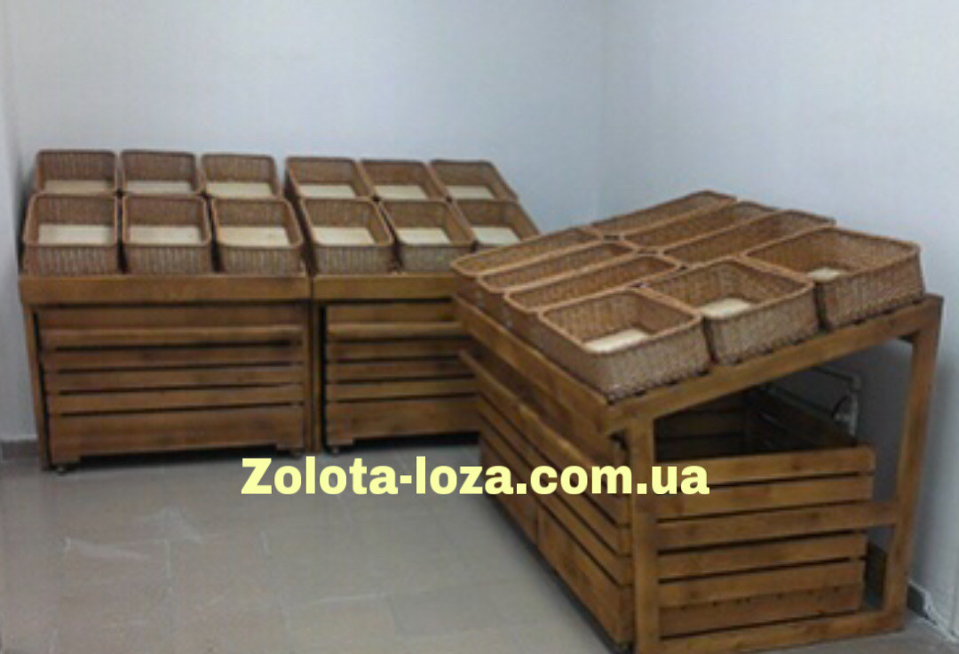 Плетені лотки (короба) з лози. 50х40см. Н-12см. Арт:3368