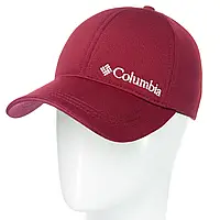 Кепка кукуруза на регуляторе-липучке бейсболка с брендовой вышивкой Columbia BSH20845 Бордовый