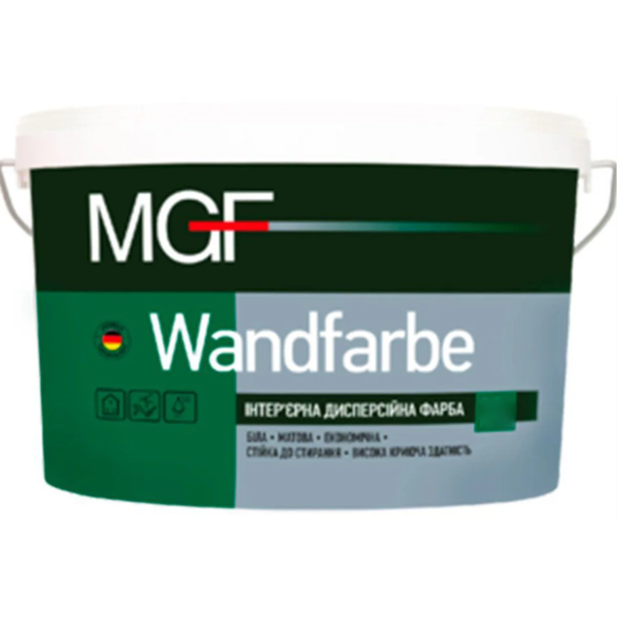 Фарба для стін і стелі MGF Wandfarbe 1,4 кг (МГФ Уандфарбе)