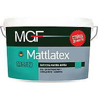 Латексная матовая краска для стен и потолка MGF Mattlatex 3.5кг