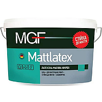 Латексная матовая краска для стен и потолка MGF Mattlatex 14кг