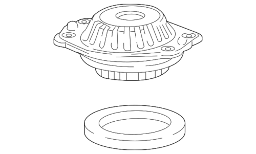 Сайлентблок опорний з підшипником GM 84449978 OPEL Insignia-B & Chevrolet Malibu & Buick Regal Sportback