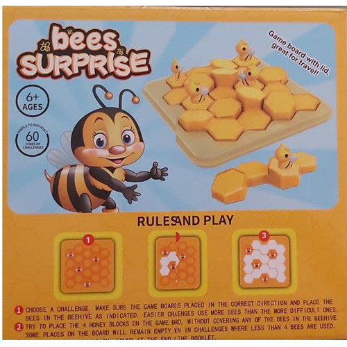 Дитяча розвиваюча гра-головоломка Bees Surprise