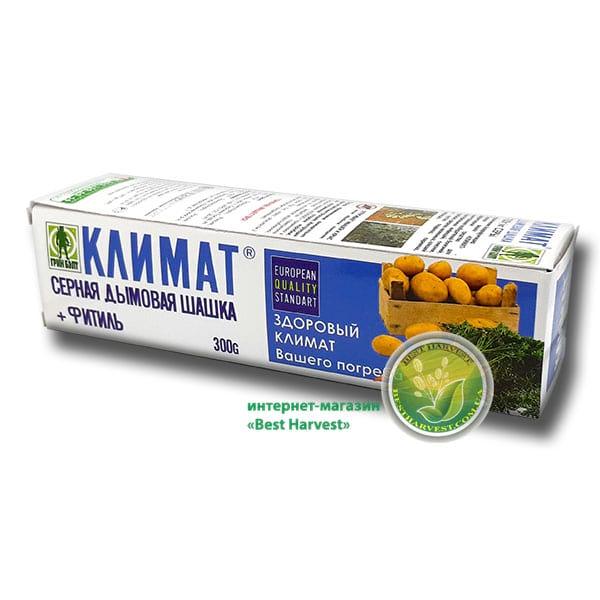Сірчана шашка «Клімат» 300 м (для льохів, теплиць і парників)