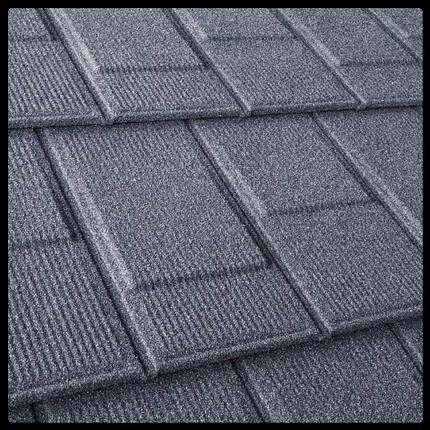 Композитна черепиця Metrotile iSHINGLE (Айшингл) Charcoal, фото 2