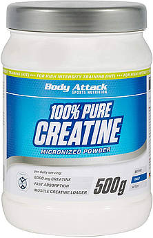 Креатин Body Attack 100% Pure Creatine 500 г (4384303680)