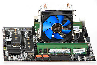 Комплект для ПК, 6 ядер 12 потоков (Xeon E5-2620 v3 2.40-3.20GHz), X99, 32GB DDR4, +кулер башня