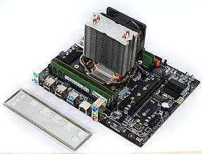 Комплект для ПК, 8 ядер 16 потоків (Xeon E5-2640 v3 2.60-3.40 GHz), X99, 16GB DDR4, +кулер вежа