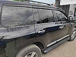 Дефлектори вікон, вітровики Toyota Land Cruiser 200 2007-2020 Lexus LX 2007 6шт. (Autoclover D086), фото 5