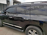 Дефлекторы окон, ветровики Toyota Land Cruiser 200 2007-2020 Lexus LX 2007 6шт. (Autoclover D086)