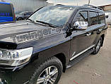 Дефлектори вікон, вітровики Toyota Land Cruiser 200 2007-2020 Lexus LX 2007 6шт. (Autoclover D086), фото 9