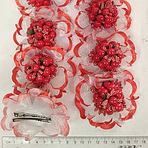 Бант на качці "квітка з каліною"