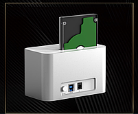 Док станція Blueendless HD01 HUB для HDD, SSD 2.5" 3.5" SATA III, USB 3.0 USB HUB, фото 3