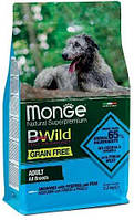 Monge (Монж) BWild Grain Free All Breeds Adult Anchovy Беззерновой корм с анчоусами для всех пород собак 2,5 к