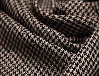 Костюмна тканина італійська полівіскоза з люрексовой ниткою курлапка чорно білого кольору MI 74