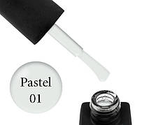 База кольорова Kodi Professional Color Rubber Base Gel Pastel 01, молочно-димчастий, 8 мл