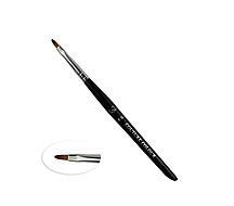 Пензель для дизайну Couture Colour & GS Nail Art Brush 4.5, овальна, штучний ворс 9 мм