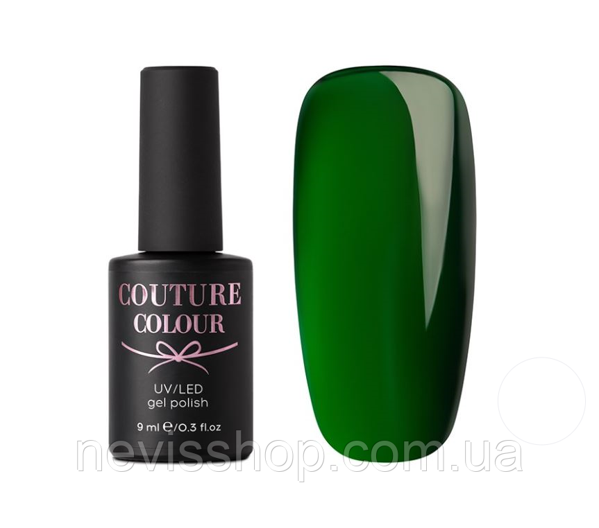 Гель-лак Couture Colour Vitrage Gel VG 05 зелений, 9 мл
