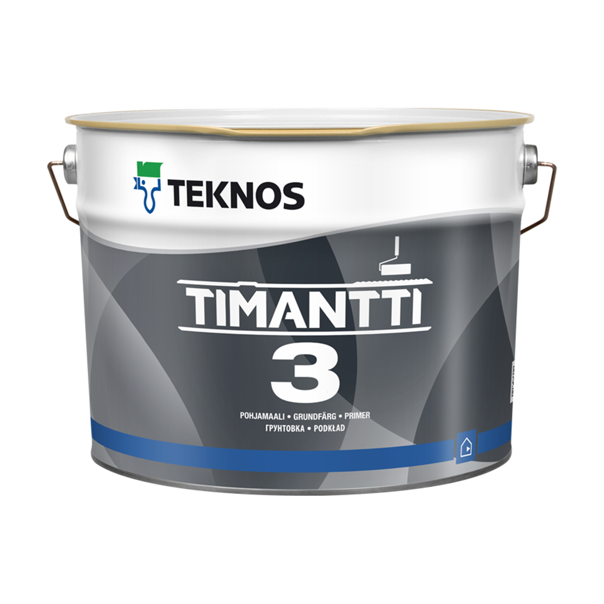 Грунт-фарба для стін і стель Teknos Timantti 3 9л