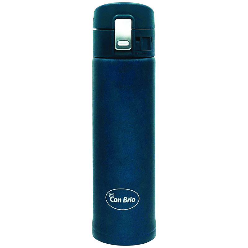 Термокружка Con Brio CB-378 синя 450 мл з нержавіючої сталі герметична
